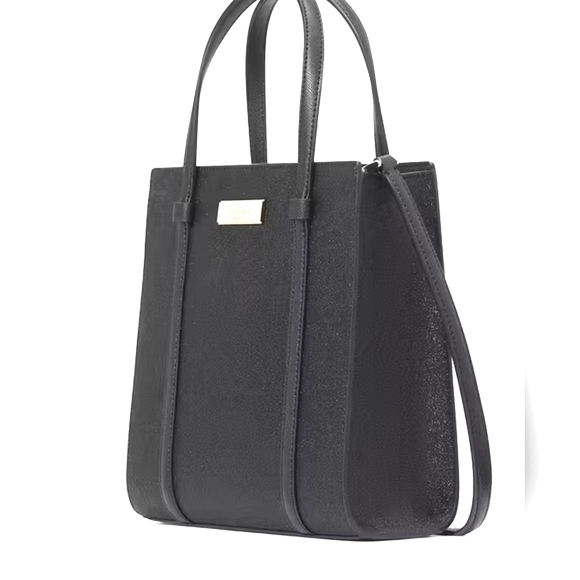 Kate Spade Kenzie Limited Edition Glitter Small Tote, Wallet & Jewelry Bundle - Picture 5 of 8